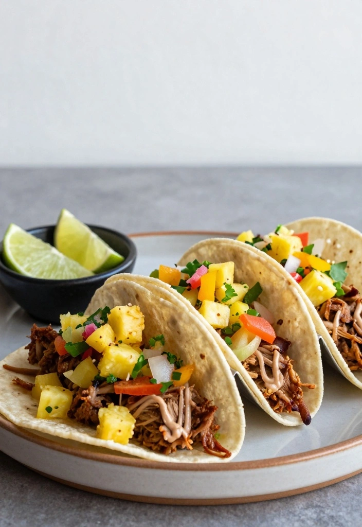 15 Pork Recipes for Simple Flavorful Dinners - 10. Pork Tacos with Pineapple Salsa