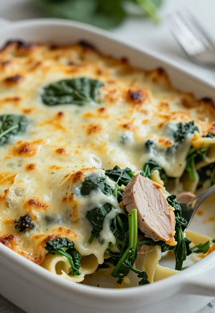 9 Deli Turkey Casserole Recipes for Simple Weeknight Eating 12 9 Deli Turkey Casserole Recipes for Simple Weeknight Eating - 2. Turkey & Spinach Pasta Bake