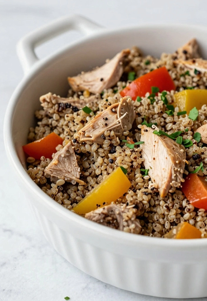 9 Deli Turkey Casserole Recipes for Simple Weeknight Eating 34 9 Deli Turkey Casserole Recipes for Simple Weeknight Eating - 4. Turkey & Quinoa Bake