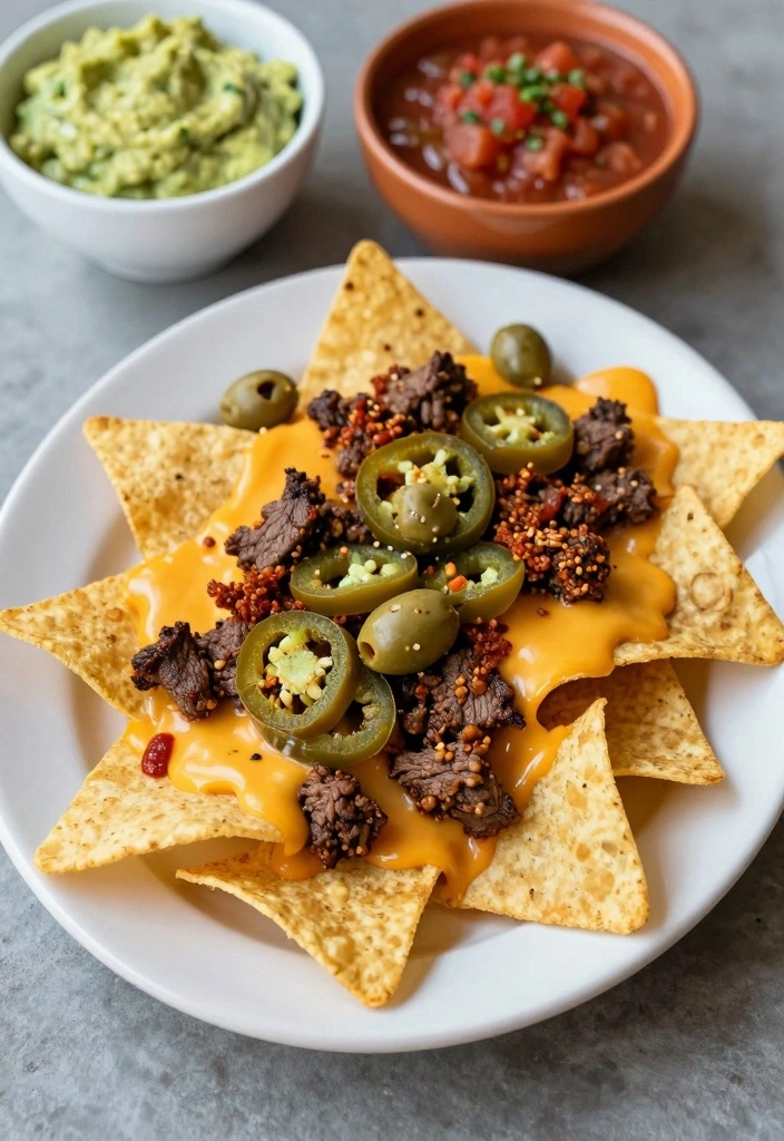9 Ground Beef Blackstone Recipes for Fast Griddled Flavor - 3. Loaded Beef Nachos