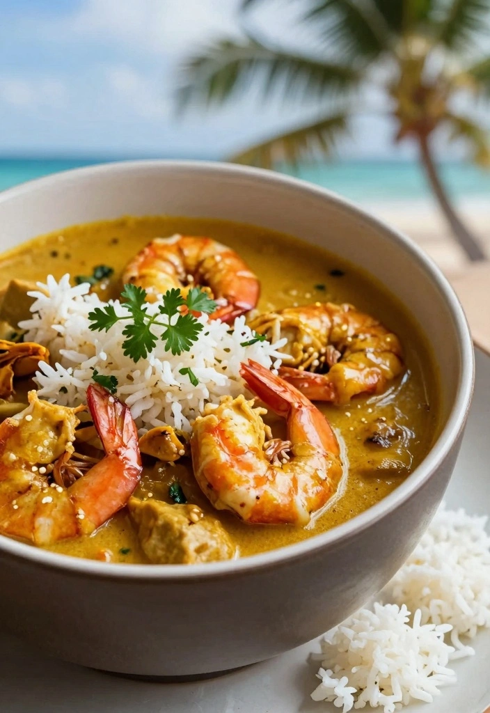 9 Red Argentine Shrimp Recipes for Sweet Tender Meals - 6. Coconut Shrimp Curry