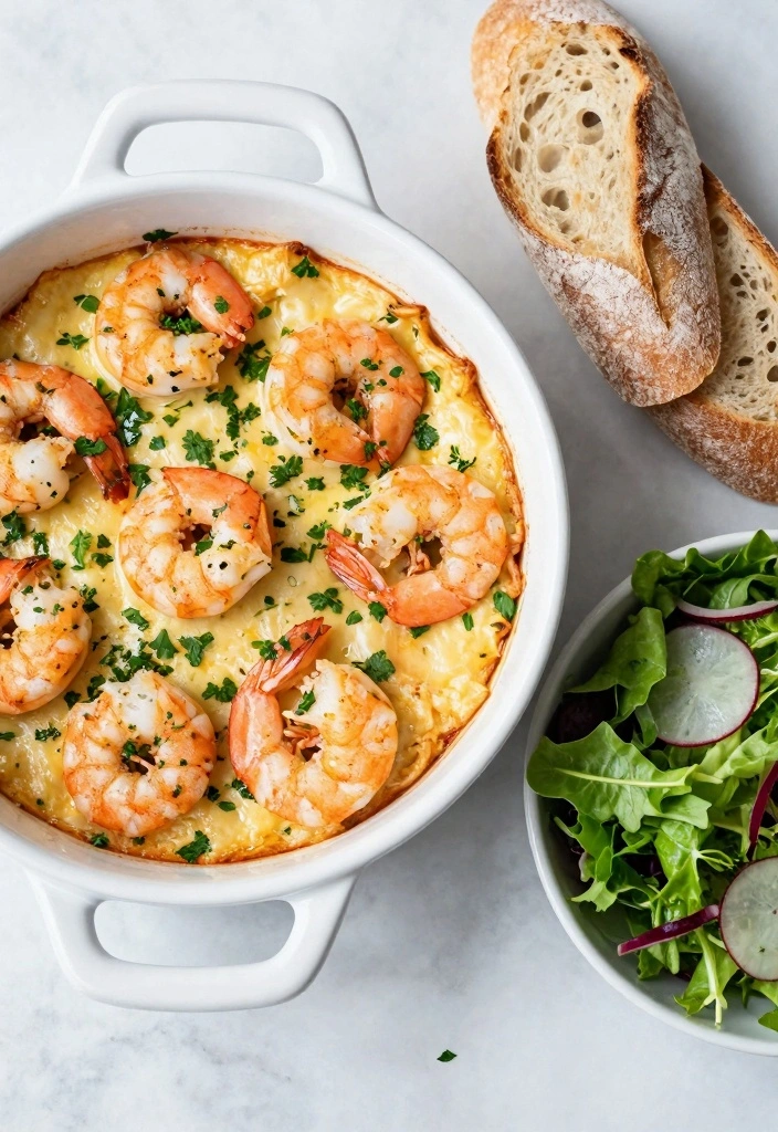 9 Red Argentine Shrimp Recipes for Sweet Tender Meals - 7. Baked Shrimp Scampi