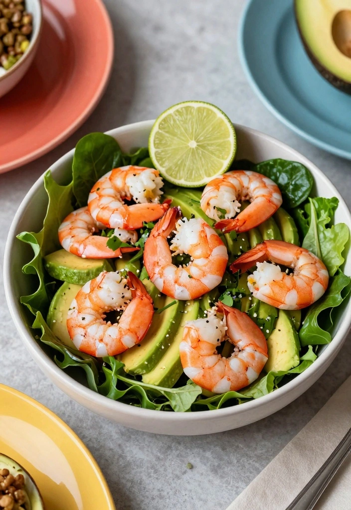 9 Small Shrimp Recipes for Quick Simple Meals 34 9 Small Shrimp Recipes for Quick Simple Meals - 4. Shrimp and Avocado Salad