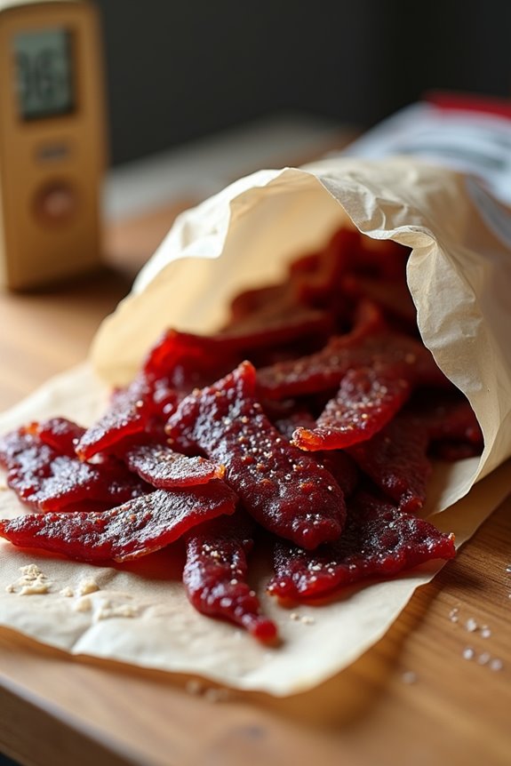 air exposure accelerates jerky spoilage
