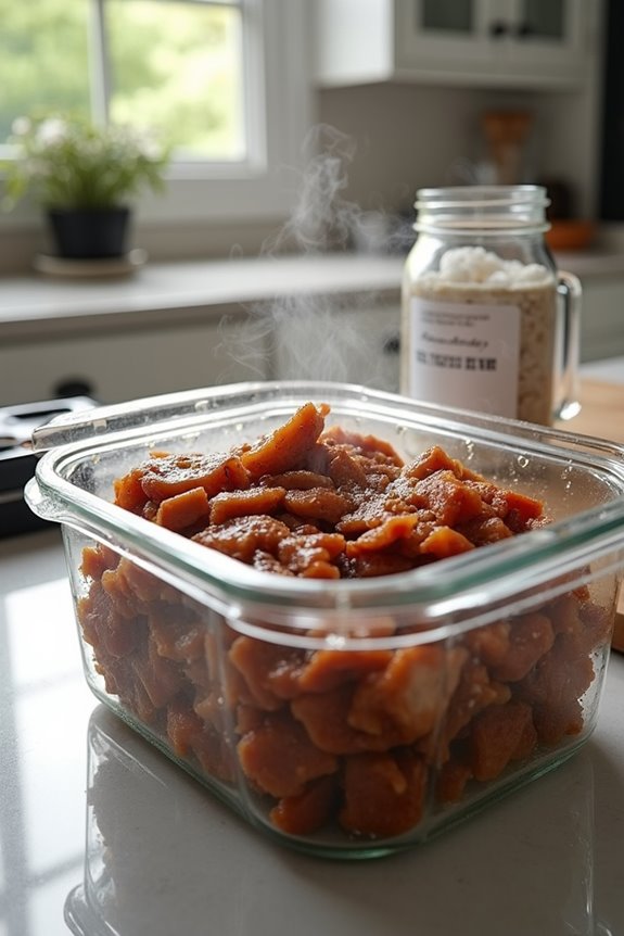airtight containers keep pork fresh