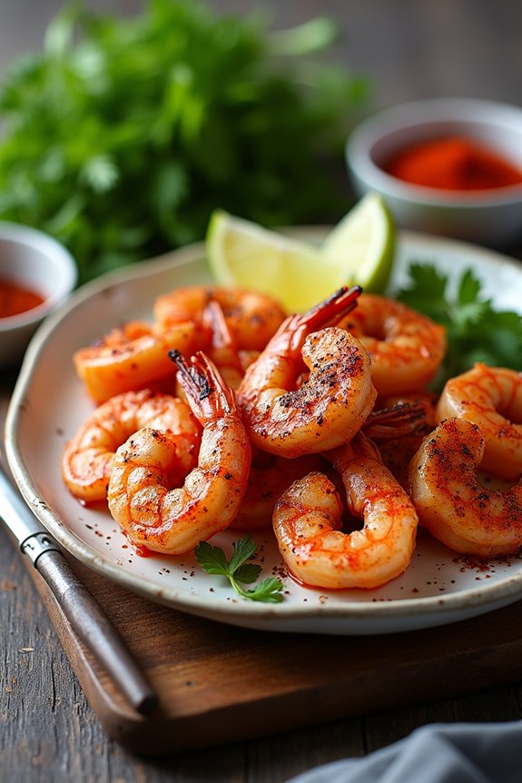 blackened shrimp with versatile pairings