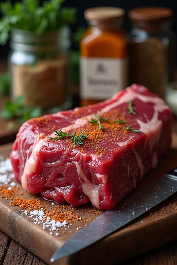 bold marinades for lean beef knuckle