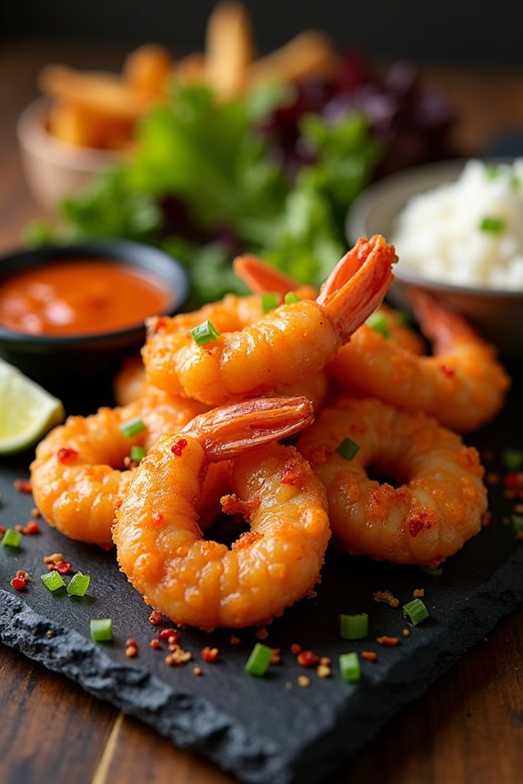 boom boom shrimp side pairings options