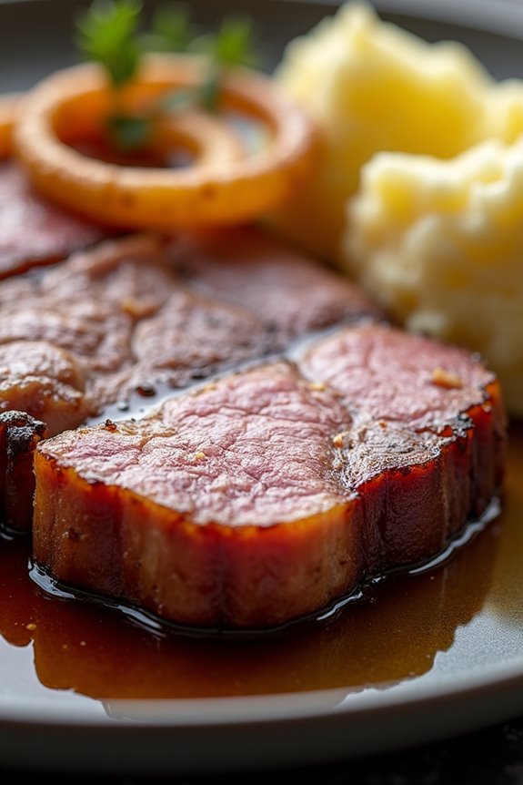 braised jowl with hearty sides