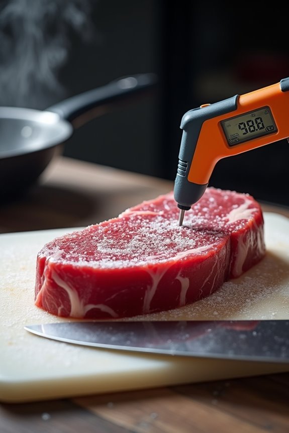 check temp avoid frozen center