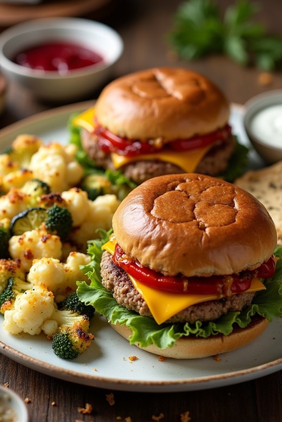 7 Best Side Dishes to Eat With Turkey Burgers 5 cheesy baked vegetables elevate burgers