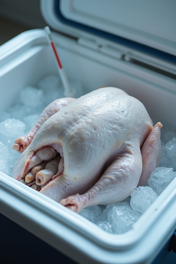 Can You Thaw a Turkey in a Cooler? 2 cooler temps rise ice depletes quickly