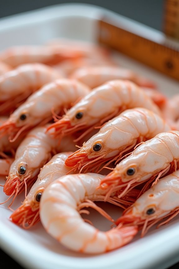 count per pound reveals shrimp size