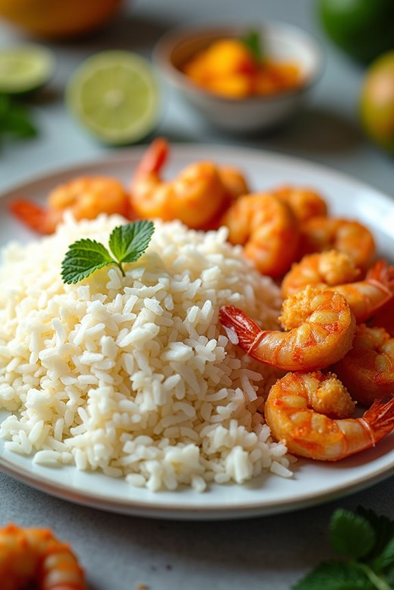 3 Best Side Dishes to Serve With Coconut Shrimp 2 creamy coconut rice complements shrimp