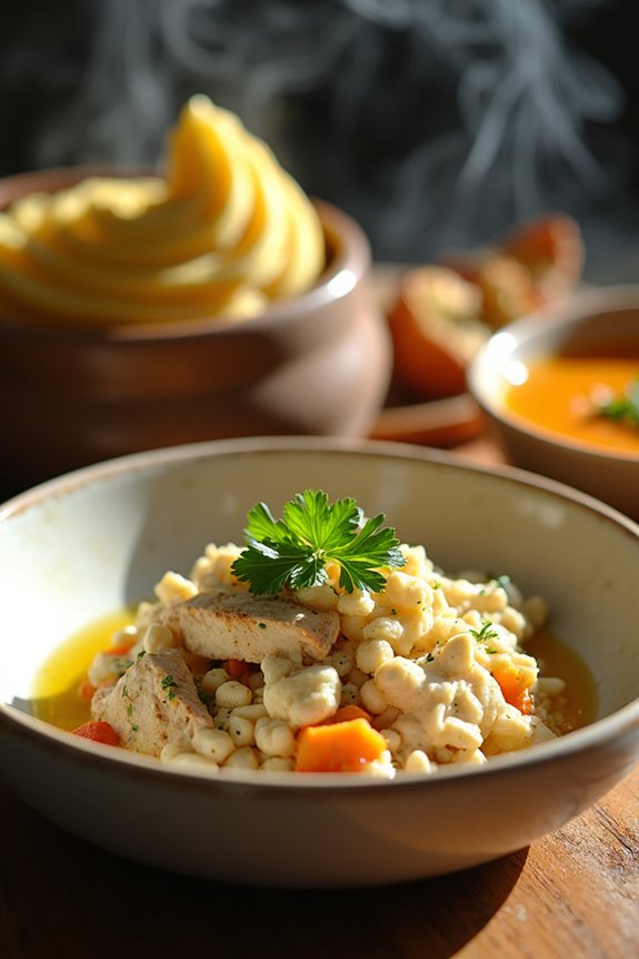 5 Best Side Dishes to Serve With Chicken Salad 1 creamy soups balance chicken salad
