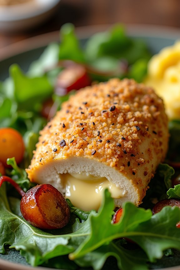crisp arugula balances richness