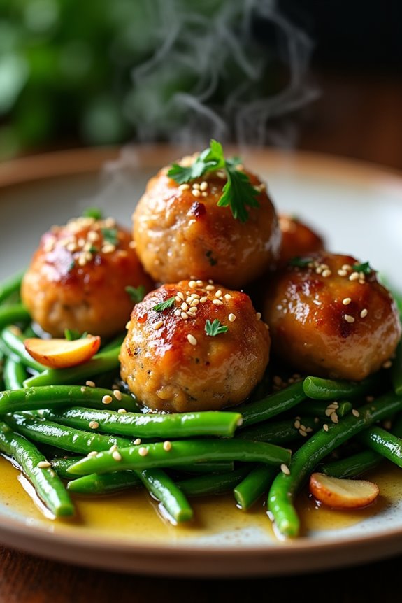crispy garlic green beans