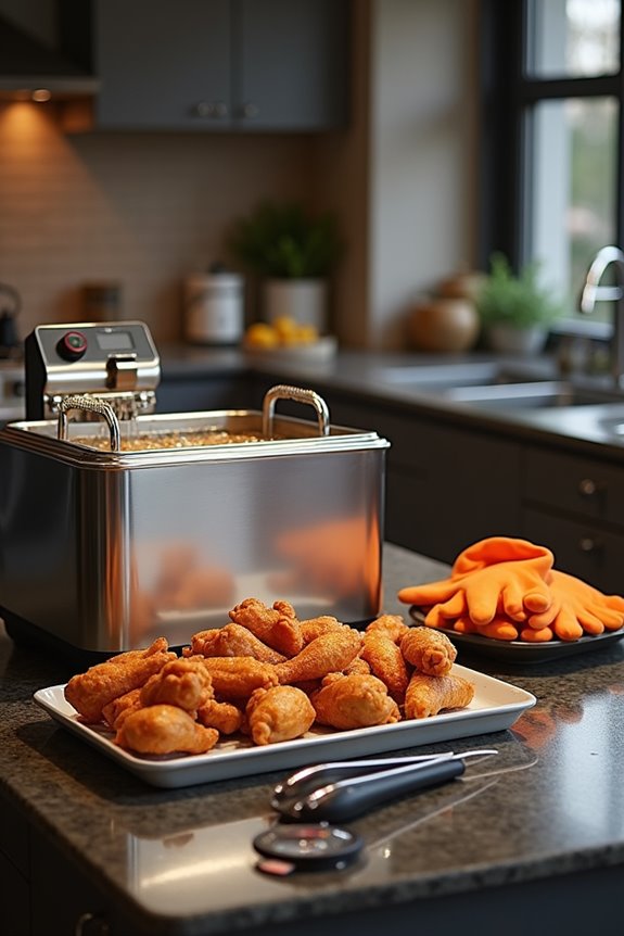 Can You Deep Fry Frozen Chicken Wings? 4 deep frying gear and safety precautions