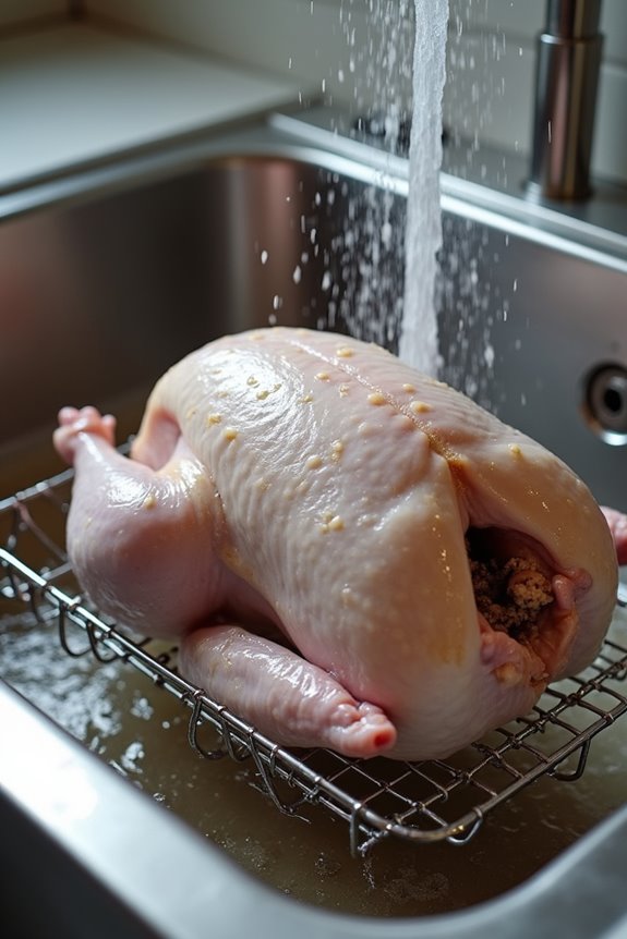do not rinse turkey