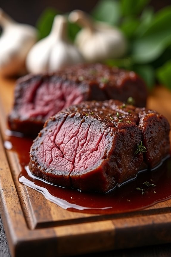 four beef cheeks braise ingredients