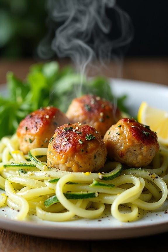 garlic parmesan zucchini noodles pairing