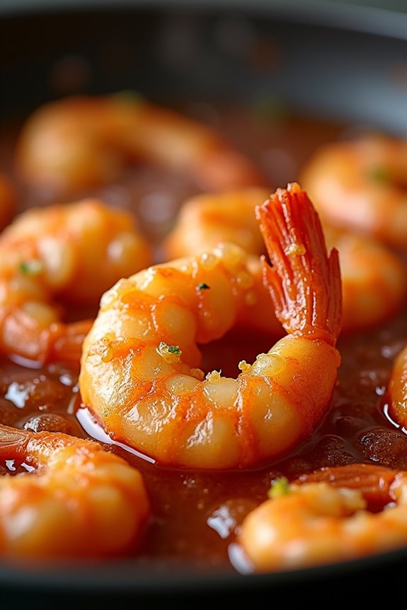 golden shrimp crispy temped 145 f