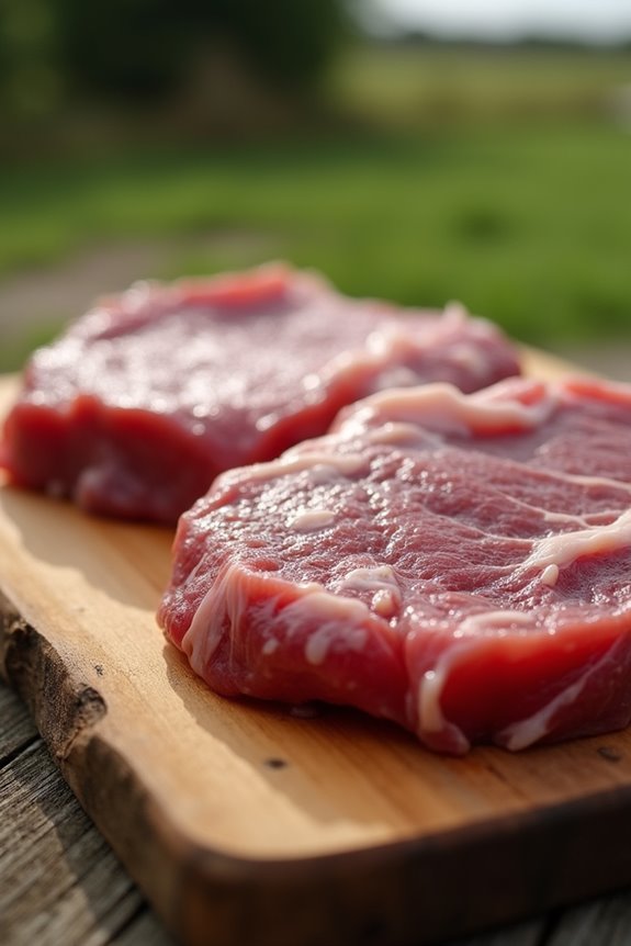grass fed pasture raised beef gullet