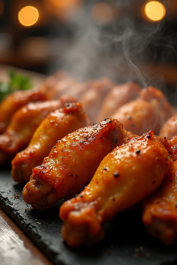 keep wings dry re crisp later