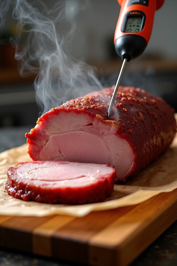 meat probe tenderness determines doneness