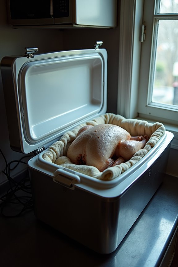 Can You Thaw a Turkey in a Cooler? 7 microwave thaw turkey defrost promptly