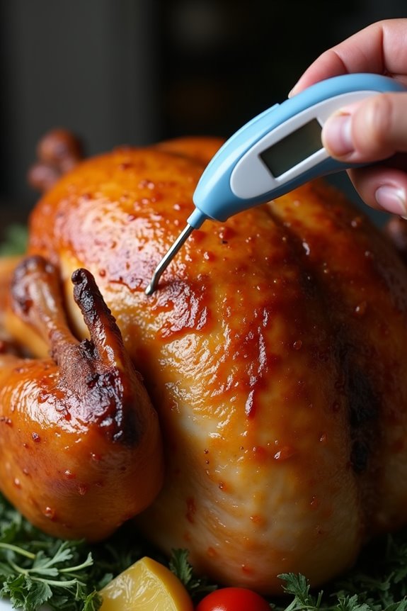 Where Do You Stick a Thermometer in a Turkey for Accurate Readings 9 move probe carefully away from bone