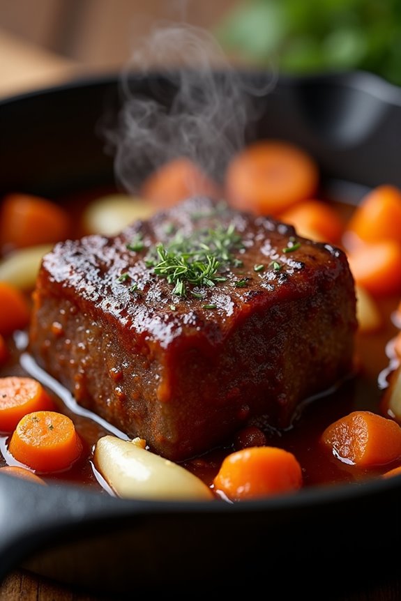 oven stovetop braised beef cheeks
