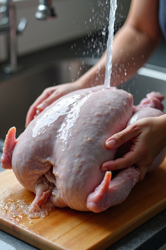 pat dry avoid over rinsing