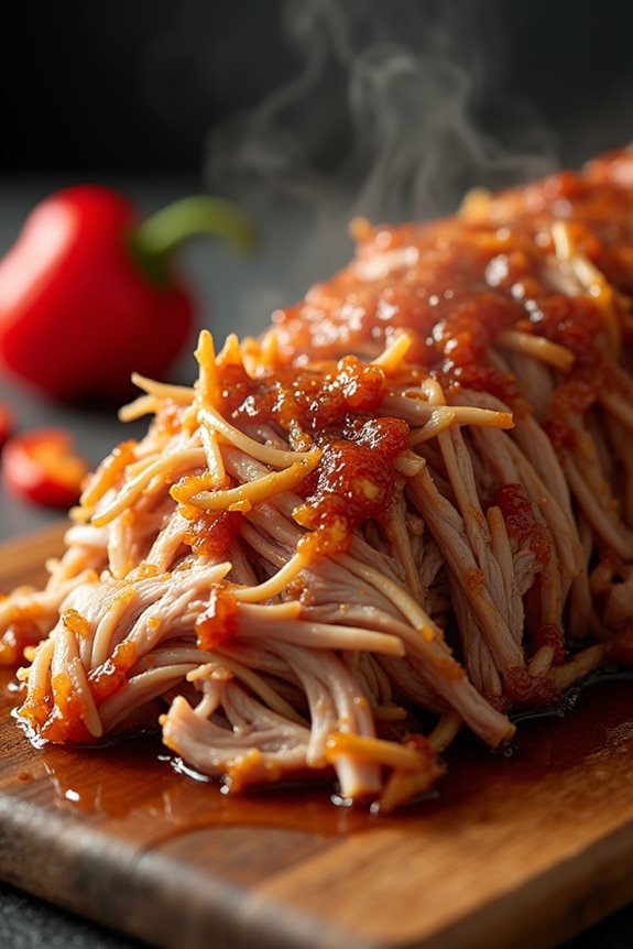 pork loin pulled pork moisture