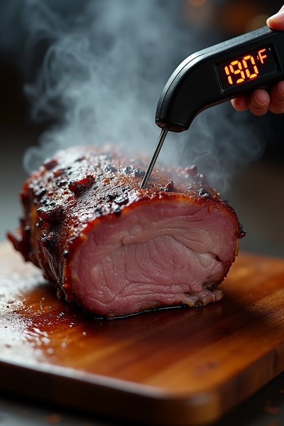 pork stall at 150 f