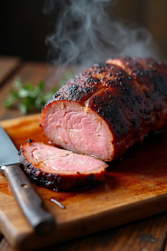 Can You Smoke a Pork Loin? 6 rest rest slice spooned juices