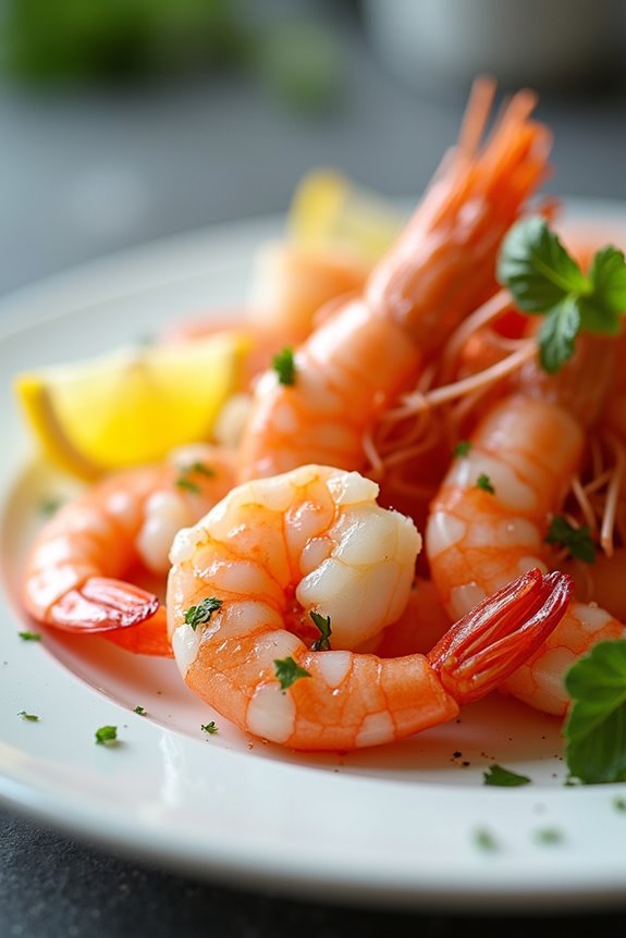 shrimp protein minerals low calorie