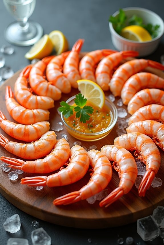shrimp ring festive plated perfection