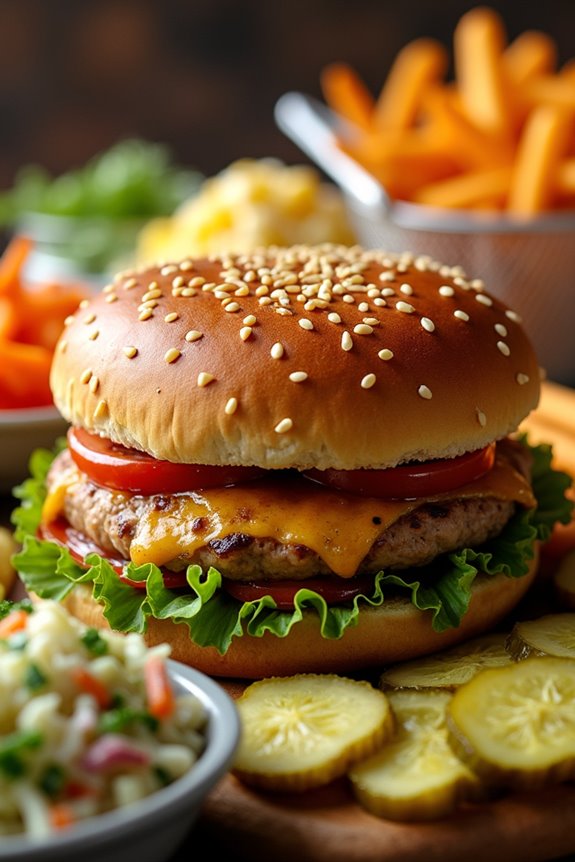 7 Best Side Dishes to Eat With Turkey Burgers 4 tangy pickles bright turkey burgers