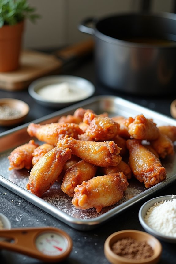 Can You Deep Fry Frozen Chicken Wings? 5 thaw dry batch fry_time