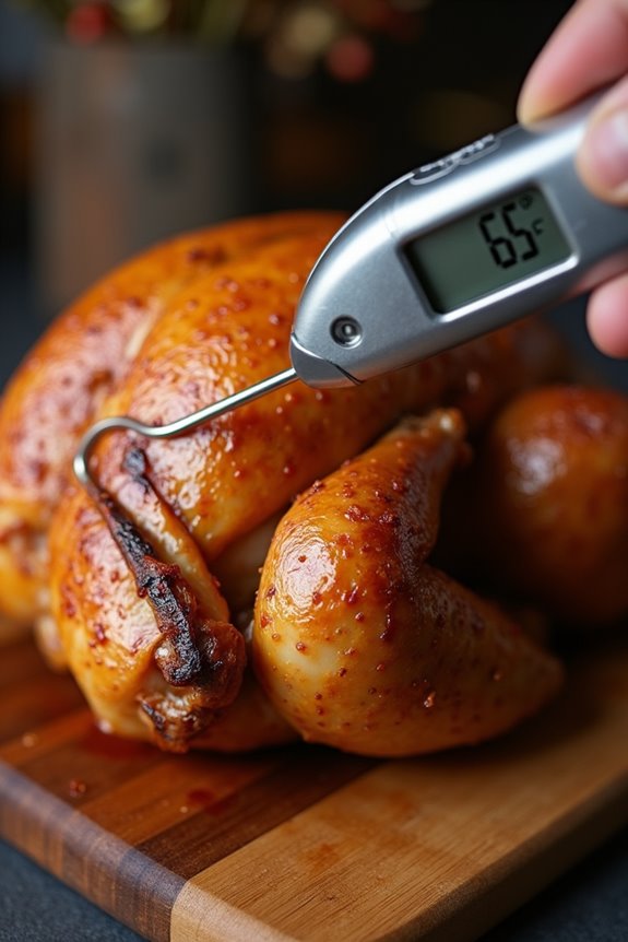 Where Do You Stick a Thermometer in a Turkey for Accurate Readings 1 thermometer placement for 165 f