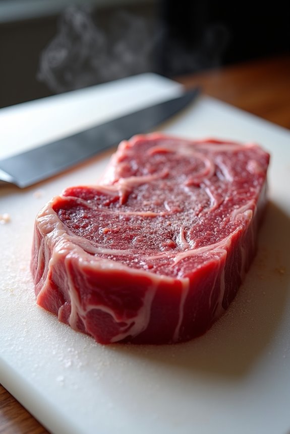 thick steaks cook frozen best