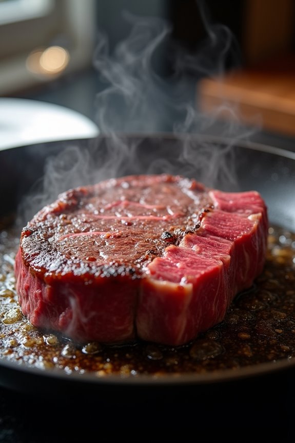 two zone steak cooking method