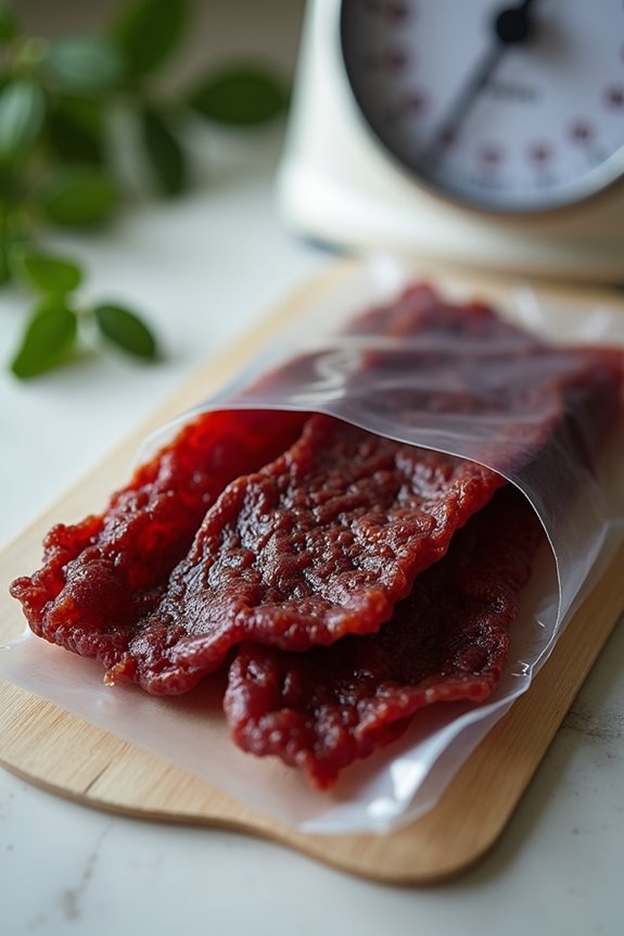 unopened jerky lasts 6 12 months