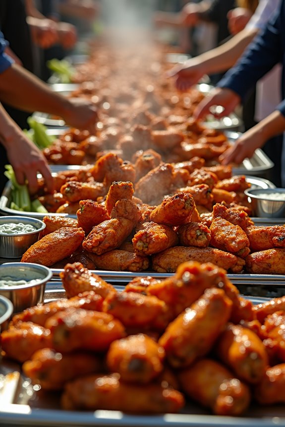 wings for hungry crowds