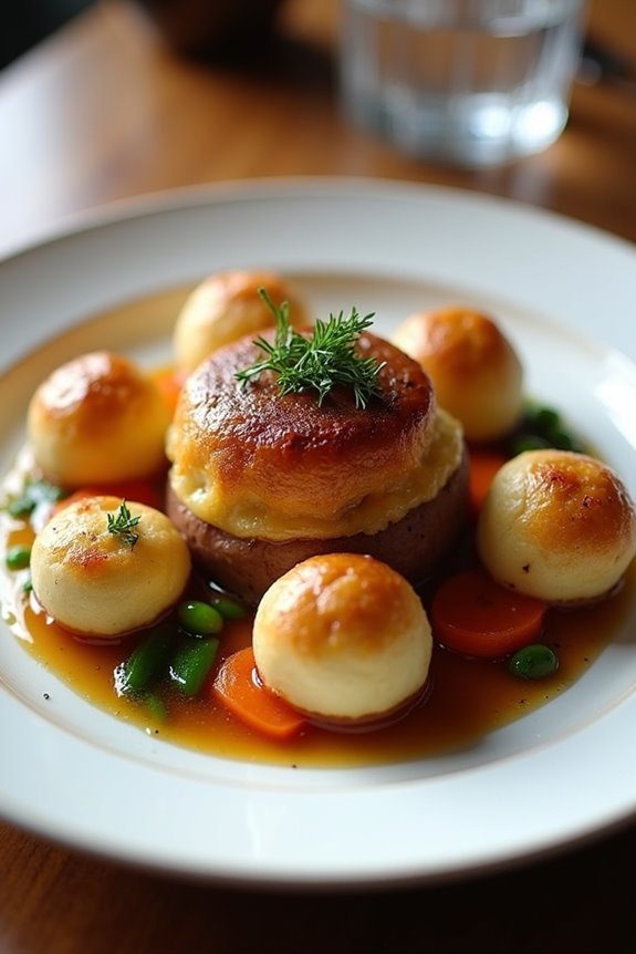 yorkshire pudding elevates beef wellington