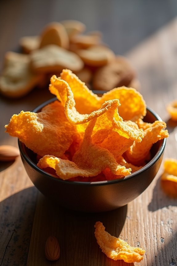 What Makes Pork Rinds a Gluten-Free Snack? 8 zero carb pork rinds satisfy gluten free crunch